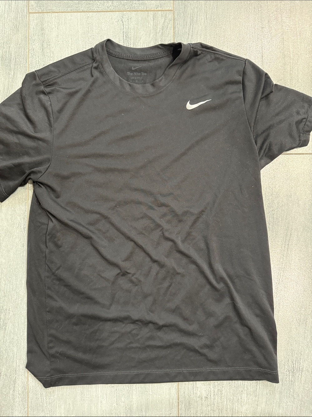 Nike Black Short-Sleeve Dri-FIT Performance Tee